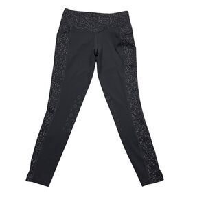 Ariat Eos Lumina Knee Patch Riding Tights Ebony Women’s Reflective Compression